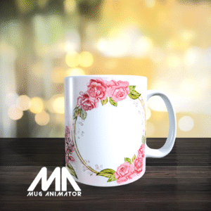 Mug fleur 1 personnalisable
